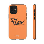 FLOW (Orange)-Phone Case-iPhone 12 Mini-Glossy-Movvy