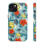 Hawaiian Flowers-Phone Case-iPhone 13-Matte-Movvy