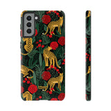 Cheetah-Phone Case-Samsung Galaxy S21 Plus-Glossy-Movvy