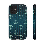 Anchor Hearts-Phone Case-iPhone 12 Mini-Matte-Movvy