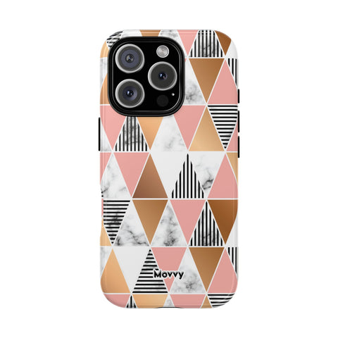 Triangled-Phone Case-Printify-iPhone 16 Pro-Glossy-Movvy
