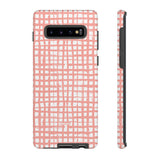 Seaside Plaid-Phone Case-Samsung Galaxy S10 Plus-Matte-Movvy