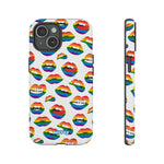 Rainbow Kiss-Phone Case-iPhone 15-Matte-Movvy
