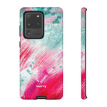 Aquaberry Brushstrokes-Phone Case-Samsung Galaxy S20 Ultra-Matte-Movvy