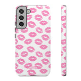 Pink Lips-Phone Case-Samsung Galaxy S22 Plus-Glossy-Movvy