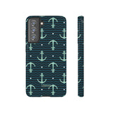Anchor Hearts-Phone Case-Samsung Galaxy S21 FE-Glossy-Movvy