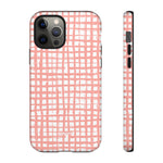 Seaside Plaid-Phone Case-iPhone 12 Pro-Matte-Movvy