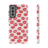 Red Lips-Phone Case-Samsung Galaxy S21-Glossy-Movvy