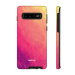 Sunset Brushstrokes-Phone Case-Samsung Galaxy S10-Matte-Movvy