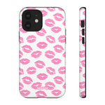 Pink Lips-Phone Case-iPhone 12-Glossy-Movvy