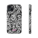 Laced Fleurs-Phone Case-iPhone 14 Plus-Glossy-Movvy