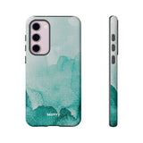 Aquamarine Watercolor-Phone Case-Samsung Galaxy S23 Plus-Matte-Movvy