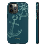 Wheel and Anchor-Phone Case-iPhone 12 Pro Max-Matte-Movvy