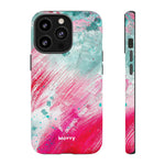 Aquaberry Brushstrokes-Phone Case-iPhone 13 Pro-Matte-Movvy