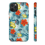 Hawaiian Flowers-Phone Case-iPhone 11 Pro Max-Glossy-Movvy