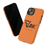 FLOW (Orange)-Phone Case-Movvy