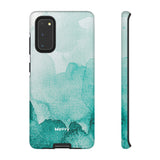 Aquamarine Watercolor-Phone Case-Samsung Galaxy S20-Matte-Movvy
