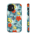 Hawaiian Flowers-Phone Case-iPhone 12 Mini-Glossy-Movvy