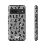 Black Cat-Phone Case-Google Pixel 7-Glossy-Movvy