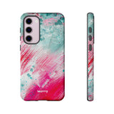 Aquaberry Brushstrokes-Phone Case-Samsung Galaxy S23 Plus-Matte-Movvy