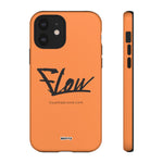 FLOW (Orange)-Phone Case-iPhone 12-Glossy-Movvy