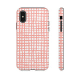 Seaside Plaid-Phone Case-iPhone XS-Glossy-Movvy