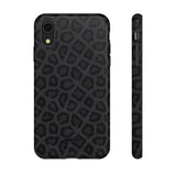 Onyx Leopard-Phone Case-iPhone XR-Glossy-Movvy