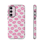 Pink Lips-Phone Case-Samsung Galaxy S23 Plus-Matte-Movvy