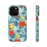 Hawaiian Flowers-Phone Case-iPhone 14 Pro Max-Matte-Movvy