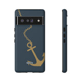 Gold Chained Anchor-Phone Case-Google Pixel 6 Pro-Matte-Movvy