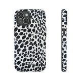 Spotted (Black)-Phone Case-iPhone 15-Matte-Movvy