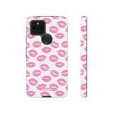 Pink Lips-Phone Case-Google Pixel 5 5G-Glossy-Movvy