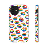 Rainbow Kiss-Phone Case-iPhone 12 Mini-Matte-Movvy