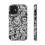 Laced Fleurs-Phone Case-iPhone 12 Mini-Matte-Movvy