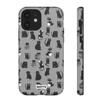 Black Cat-Phone Case-iPhone 12-Glossy-Movvy