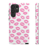 Pink Lips-Phone Case-Samsung Galaxy S22 Ultra-Matte-Movvy