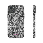 Laced Fleurs-Phone Case-iPhone 15 Plus-Matte-Movvy