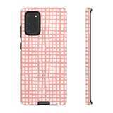 Seaside Plaid-Phone Case-Samsung Galaxy S20+-Matte-Movvy