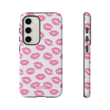 Pink Lips-Phone Case-Samsung Galaxy S23-Matte-Movvy