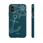 Wheel and Anchor-Phone Case-iPhone XS-Glossy-Movvy