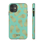 Caribbean Pineapple-Phone Case-iPhone 11-Matte-Movvy