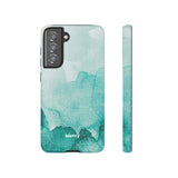 Aquamarine Watercolor-Phone Case-Samsung Galaxy S21 FE-Matte-Movvy