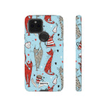 Cats and Lattes-Phone Case-Google Pixel 5 5G-Matte-Movvy