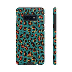 Turquoise Leopard-Phone Case-Samsung Galaxy S10E-Glossy-Movvy