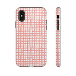 Seaside Plaid-Phone Case-iPhone X-Matte-Movvy