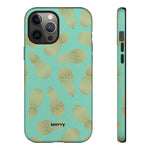 Caribbean Pineapple-Phone Case-iPhone 12 Pro Max-Glossy-Movvy