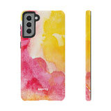 Sunset Watercolor-Phone Case-Samsung Galaxy S21 Plus-Matte-Movvy