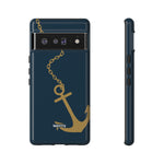 Gold Chained Anchor-Phone Case-Google Pixel 6 Pro-Glossy-Movvy