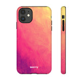 Sunset Brushstrokes-Phone Case-iPhone 11-Matte-Movvy