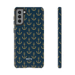 Gold Anchors-Phone Case-Samsung Galaxy S21 Plus-Matte-Movvy